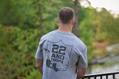 Flag  & Anthem x Christian McCaffrey: 22 and Troops Charity Tees