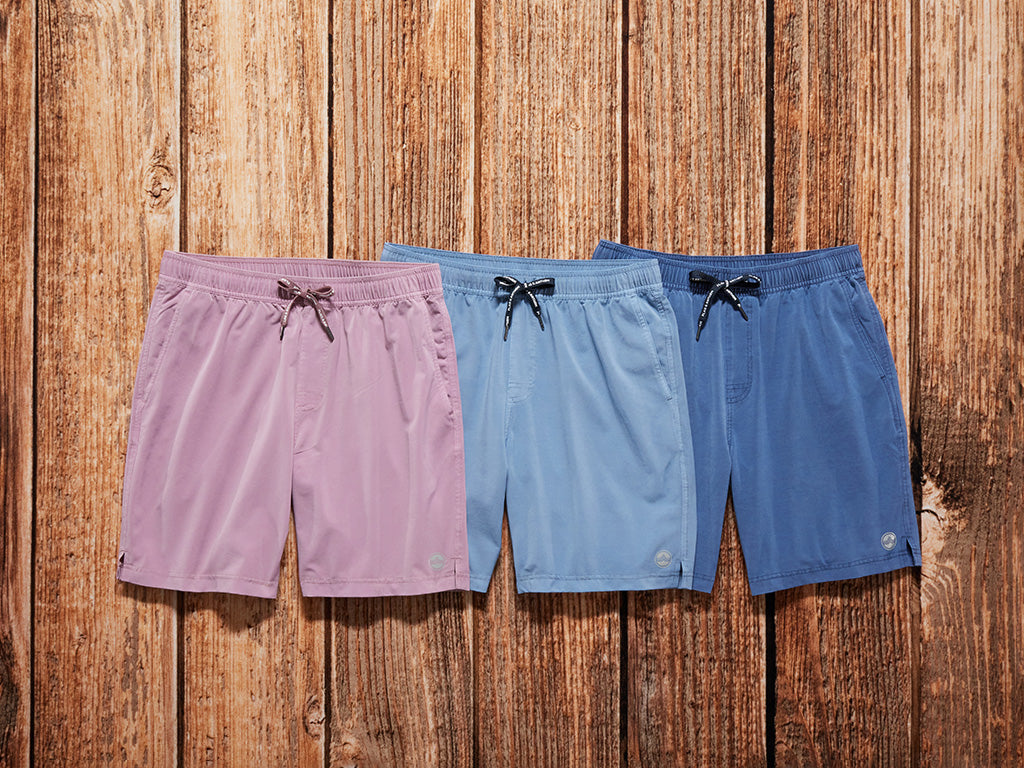 Flag & Anthem Cloud Drawstring Shorts in Light Grey