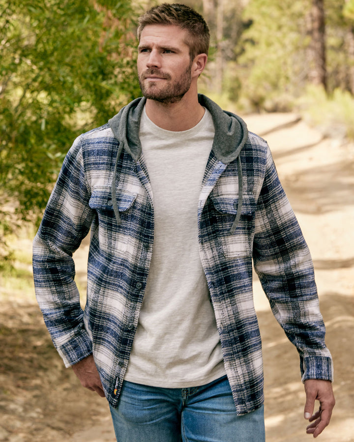 SACRAMENTO HOODED SHIRT JACKET