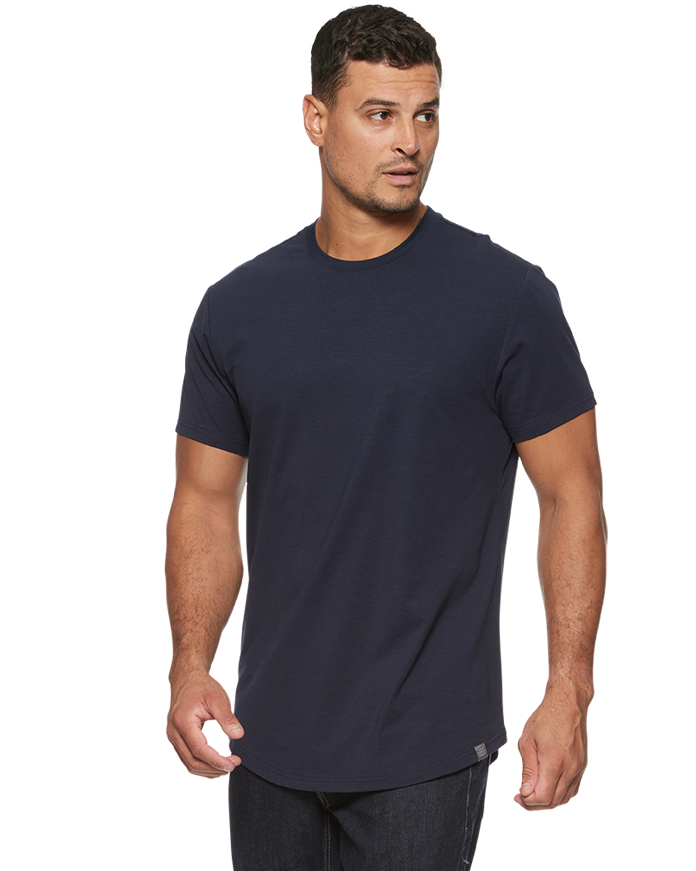 CHRISTIAN MCCAFFREY HIPPIE COWBOY DUKE CURVED HEM TEE – Flag