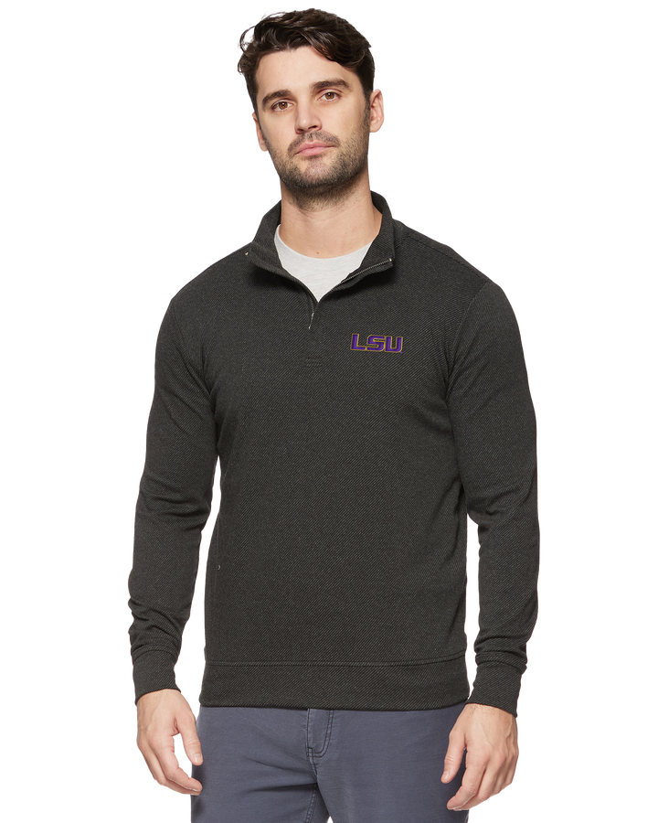 LSU HERO STRETCH KNIT 1/4-ZIP