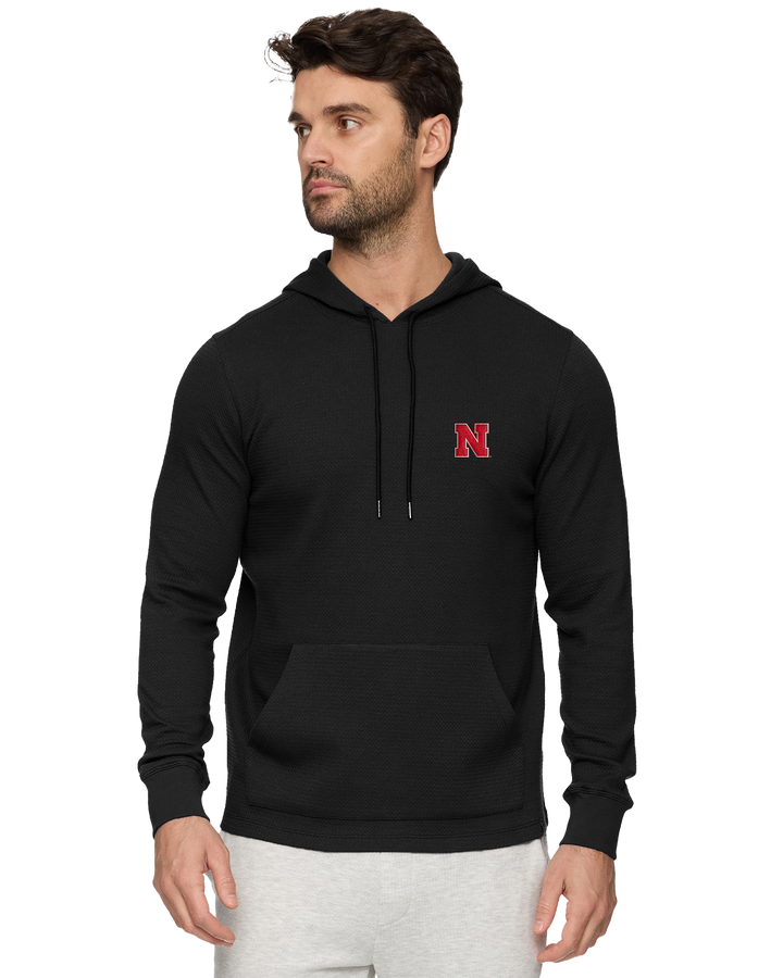 NEBRASKA CHATSWORTH SOFT WAFFLE HOODIE