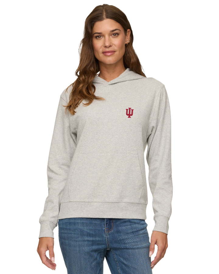 INDIANA WOMEN'S HERO STRETCH KNIT HOODIE