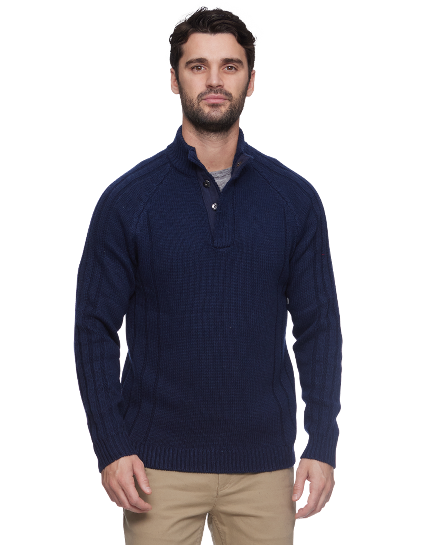 PLAINVIEW MOCK NECK SWEATER – Flag & Anthem
