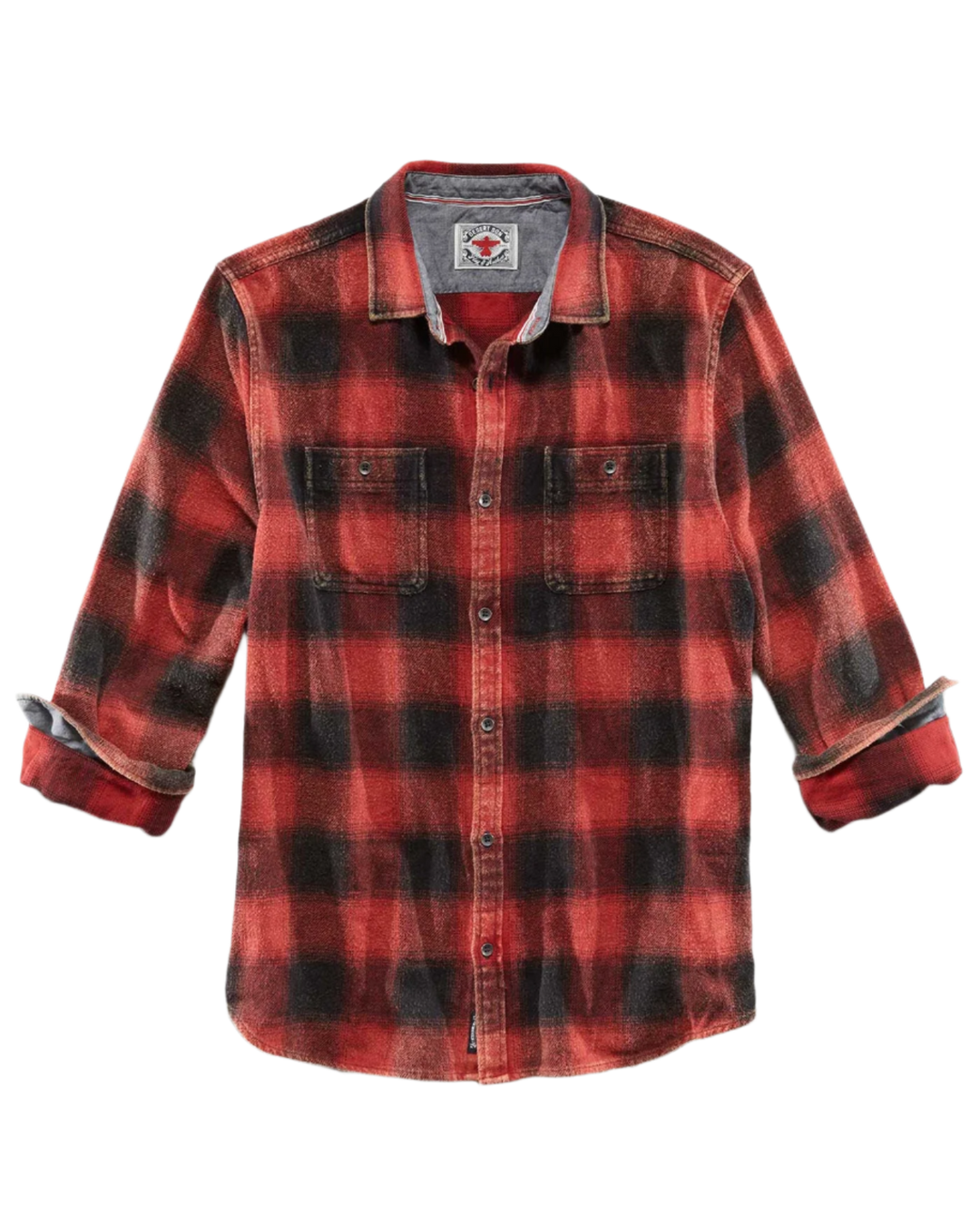 SHAW VINTAGE WASHED FLANNEL SHIRT BIG & TALL