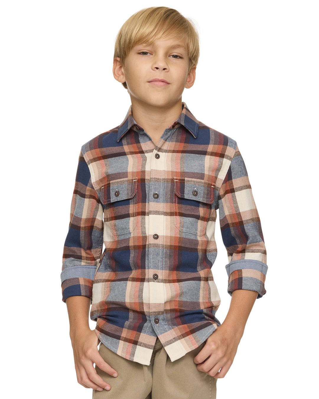 BOYS PETERS FLANNEL SHIRT