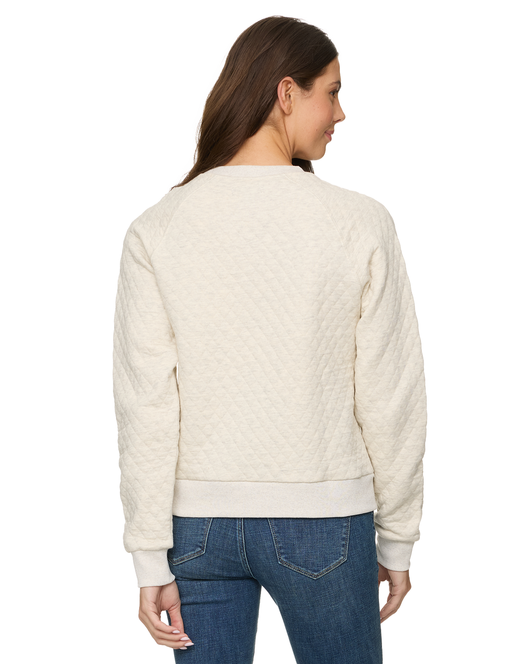 KANSAS STATE WOODLAWN QUILTED CREWNECK