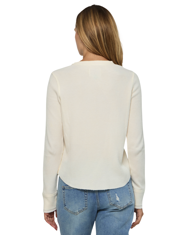 TEXAS REARDAN WAFFLE KNIT HENLEY