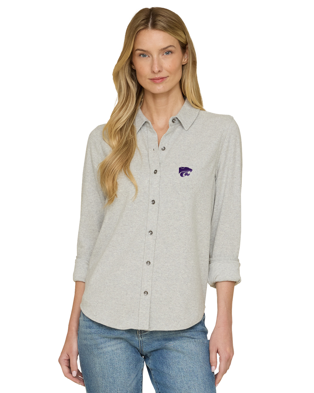 WOMEN'S KANSAS STATE HERO STRETCH FLANNEL SHIRT
