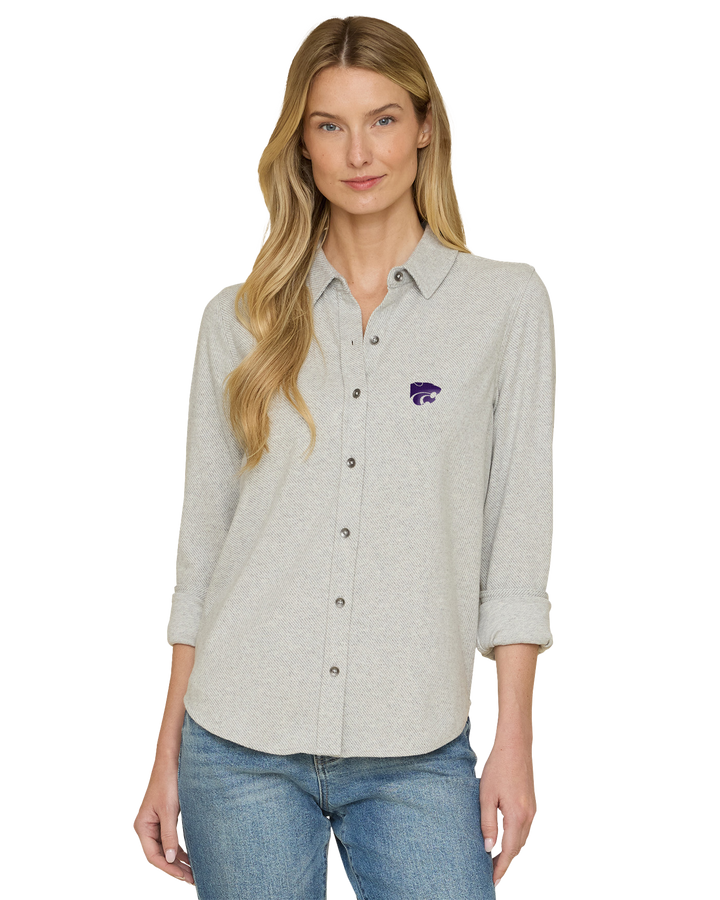 WOMEN'S KANSAS STATE HERO STRETCH FLANNEL SHIRT