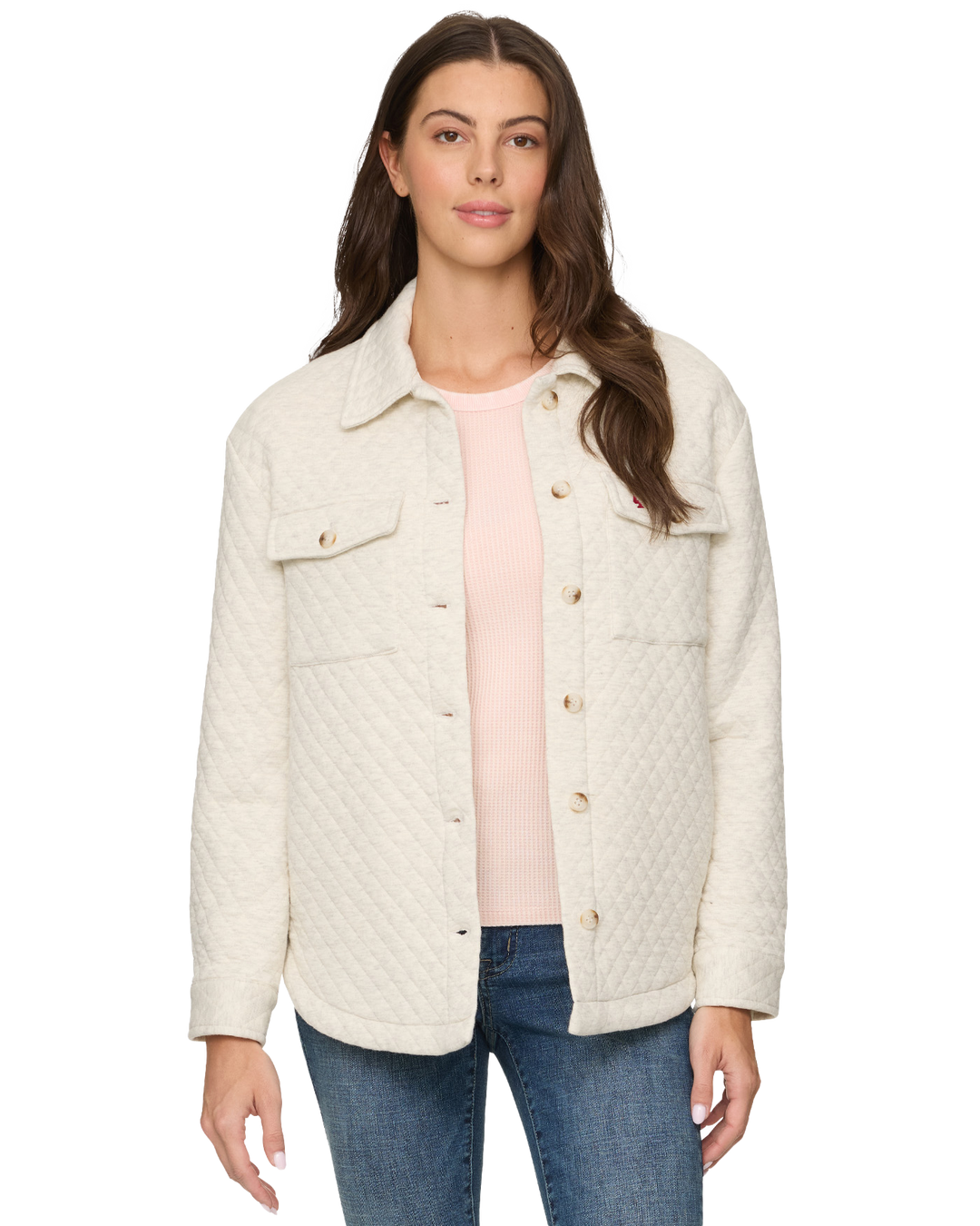 INDIANA ELIZABETH QUILTED KNIT SHACKET