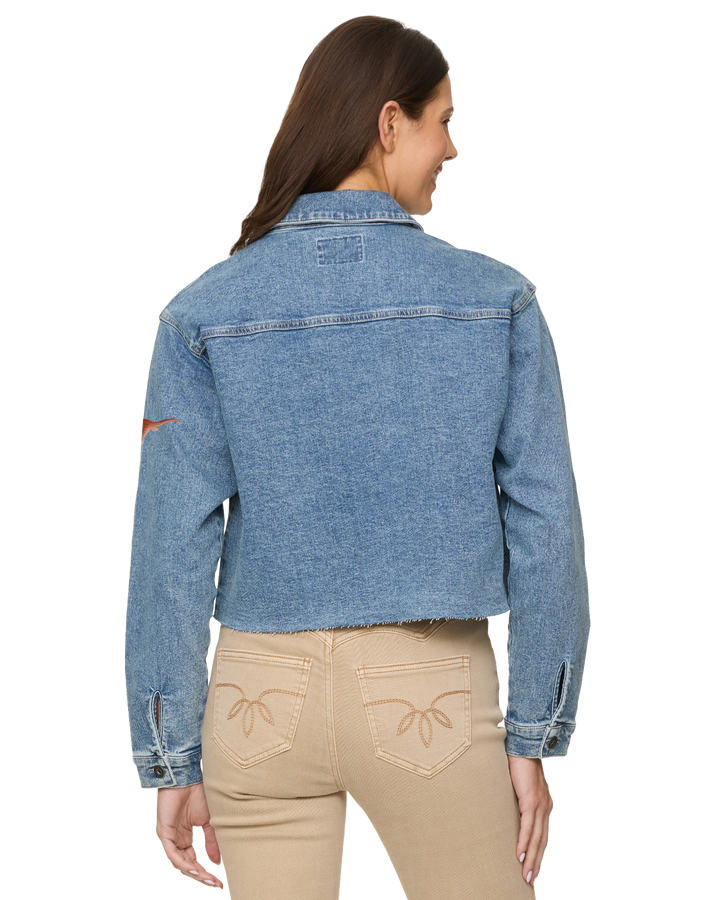 TEXAS SIDNEY CROPPED DENIM JACKET