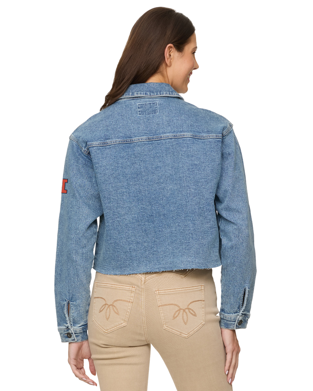 ILLINOIS SIDNEY CROPPED DENIM JACKET