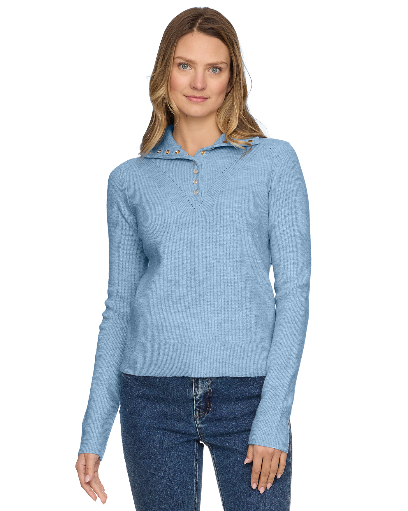 45R ケーブルユニフォームSWEATER パール ブルー CASTLEBERRY SWEATER – Flag & Anthem