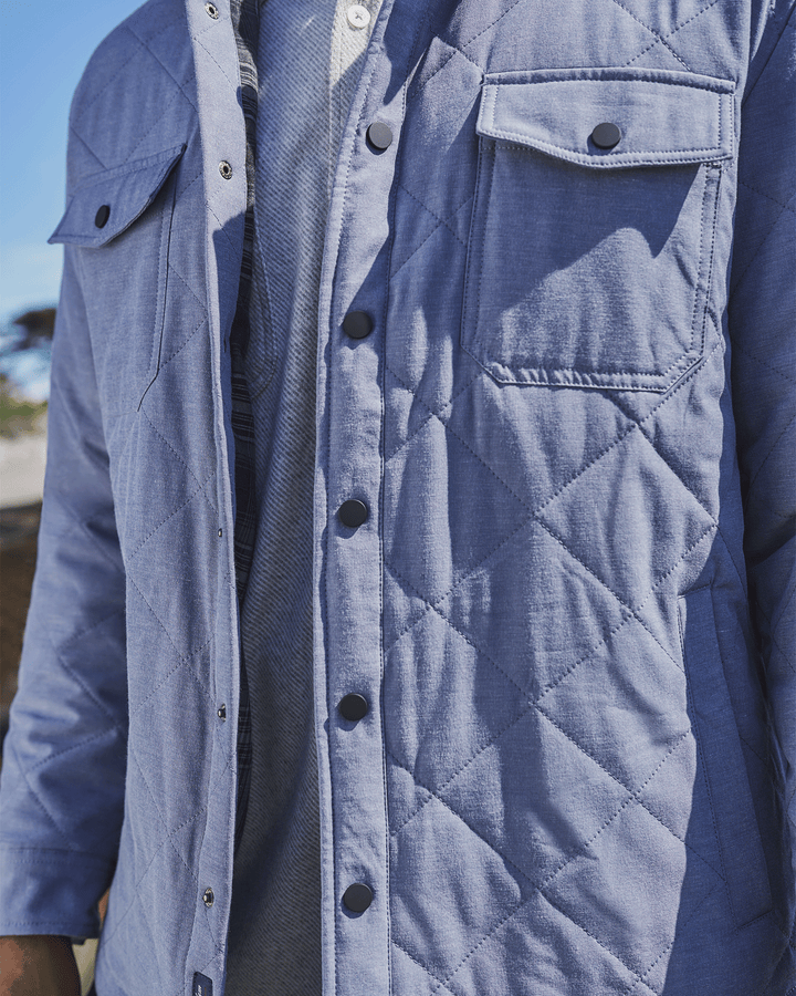 CHAPIN FLANNEL-LINED QUILTED JACKET