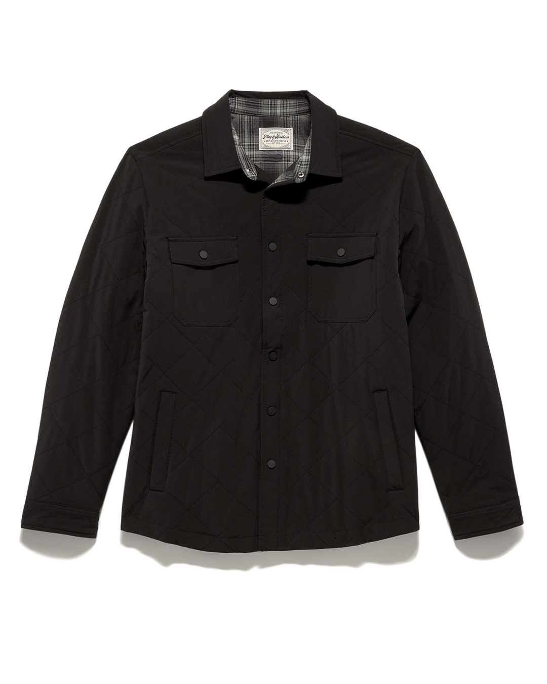CHAPIN FLANNEL-LINED  QUILTED JACKET BIG & TALL