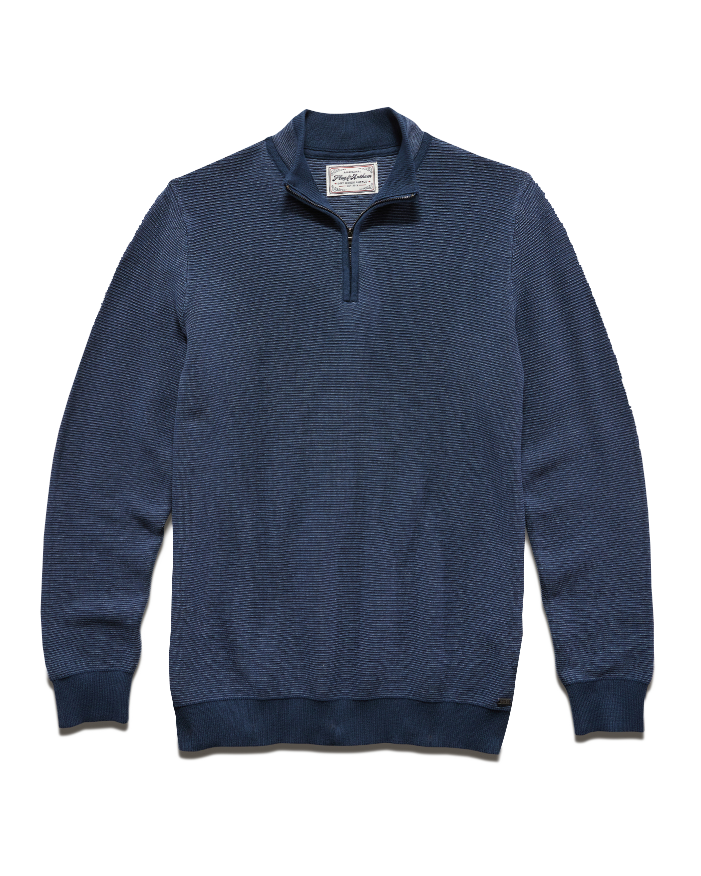 HUMPHREY MINI STRIPE 1/4-ZIP SWEATER – Flag & Anthem