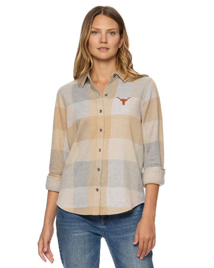 TEXAS WOMEN'S HERO STRETCH FLANNEL SHIRT