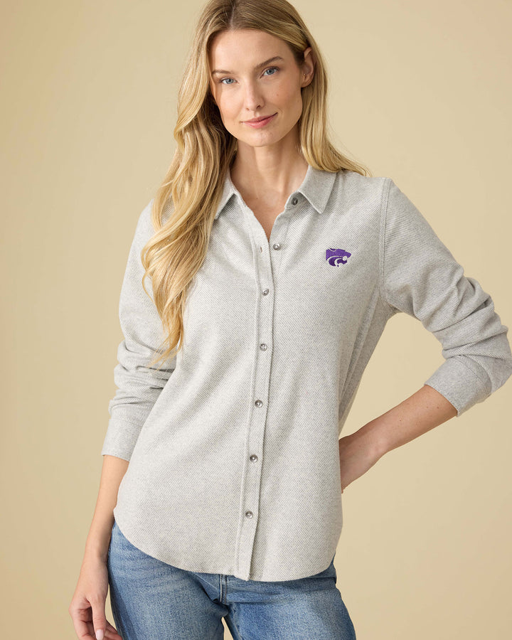 WOMEN'S KANSAS STATE HERO STRETCH FLANNEL SHIRT