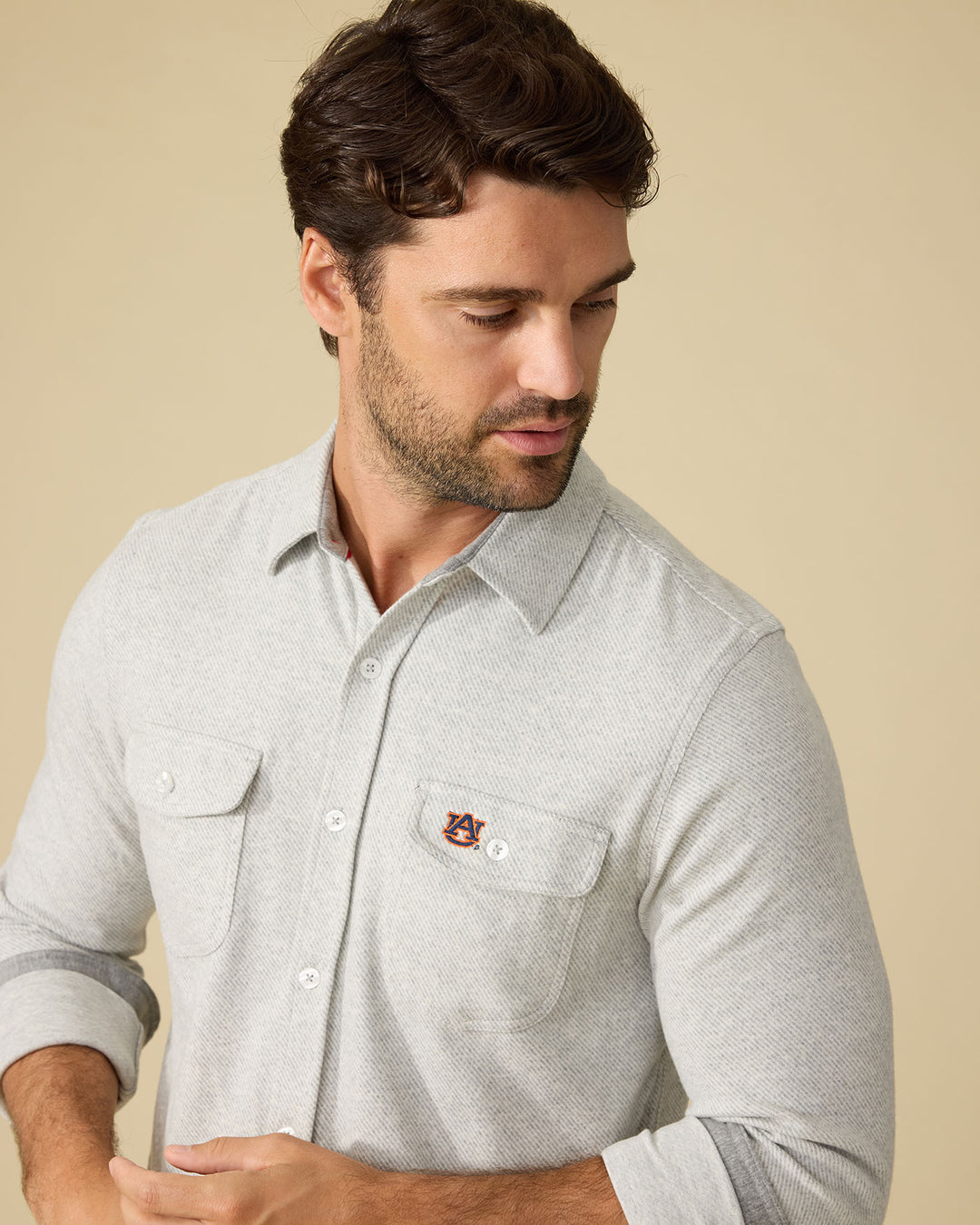 AUBURN HERO STRETCH FLANNEL SHIRT