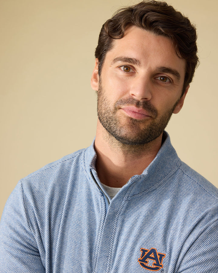 AUBURN HERO STRETCH KNIT 1/4-ZIP