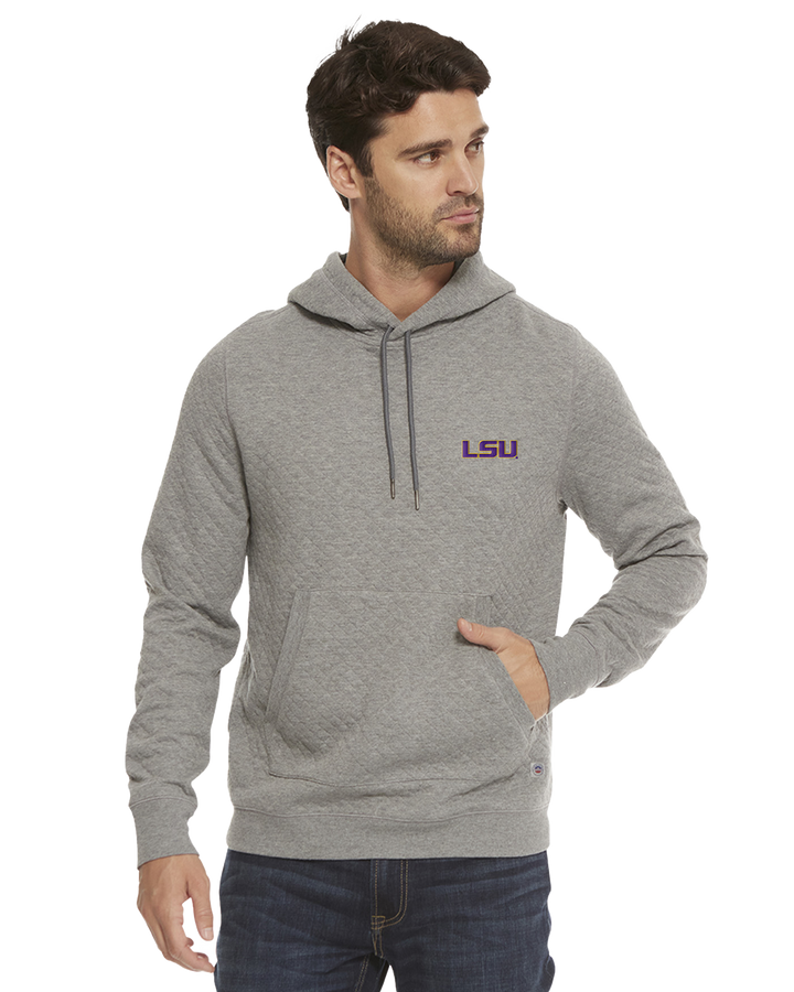 LSU BRADNER SUPER-SOFT QUILTED HOODIE