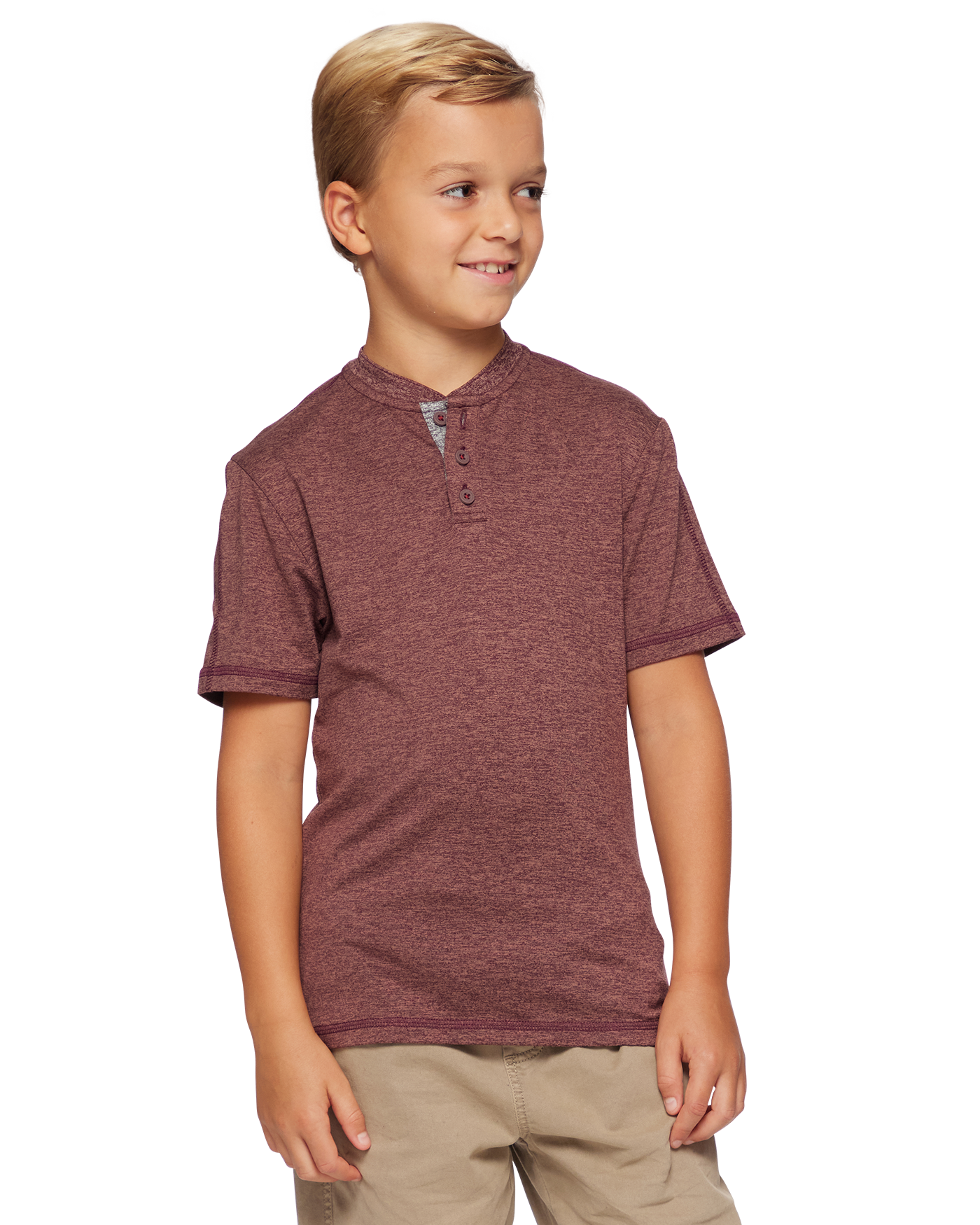 BOYS ALL-DAY STRETCH HENLEY – Flag & Anthem