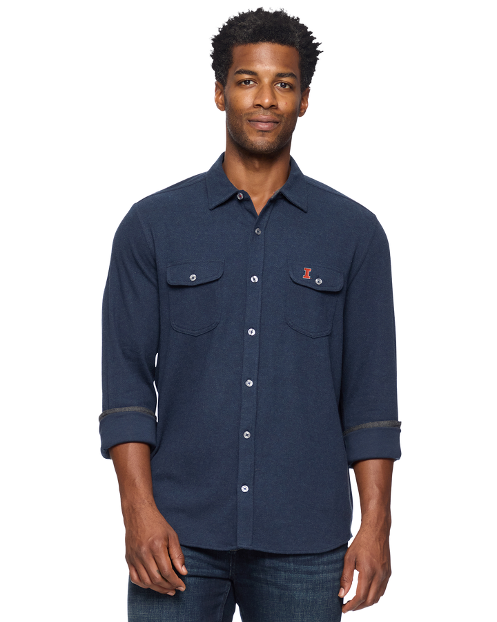 ILLINOIS HERO STRETCH FLANNEL SHIRT