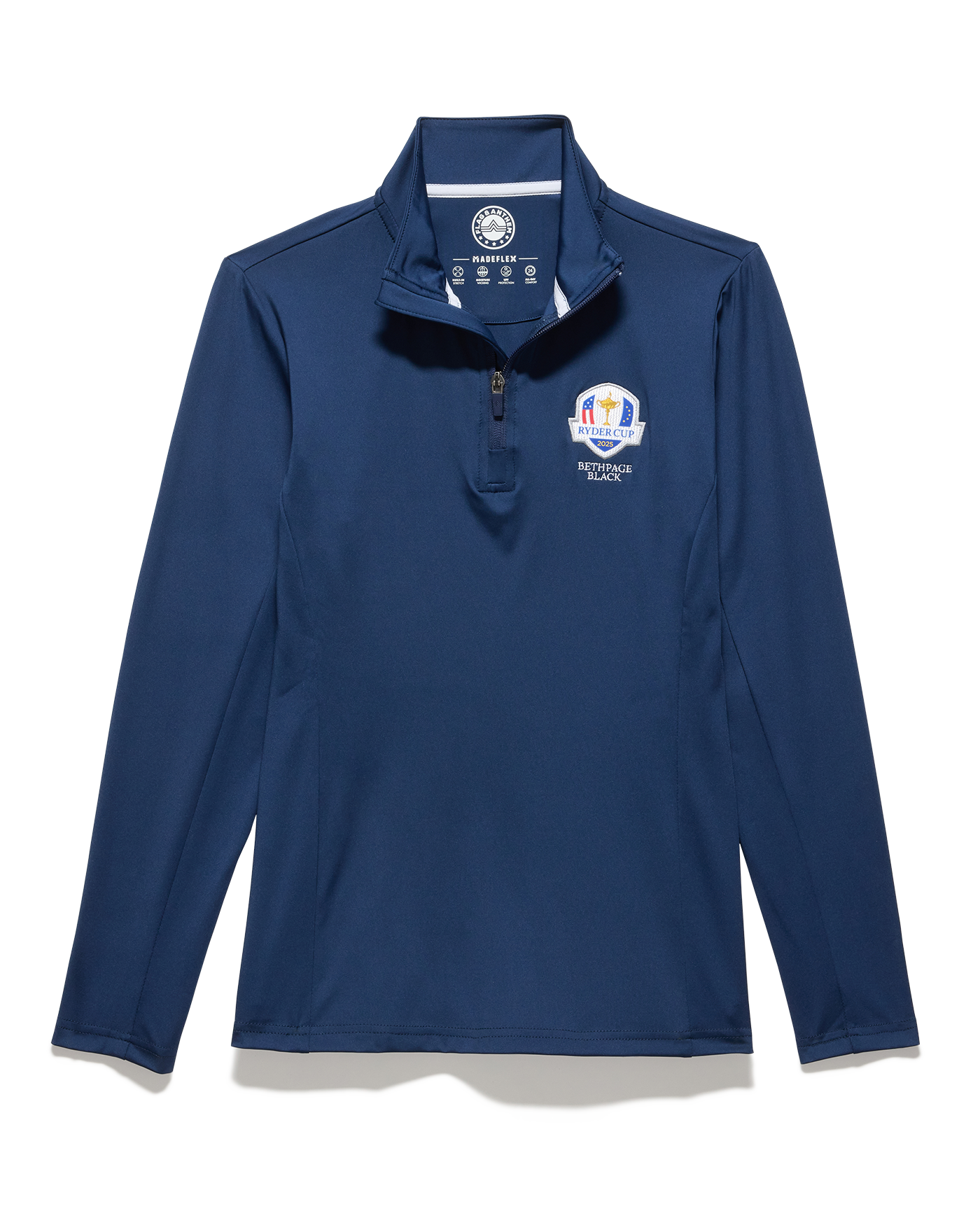 WOMEN'S 2025 RYDER CUP JOURNEY STRETCH PERFORMANCE 1/4-ZIP – Flag