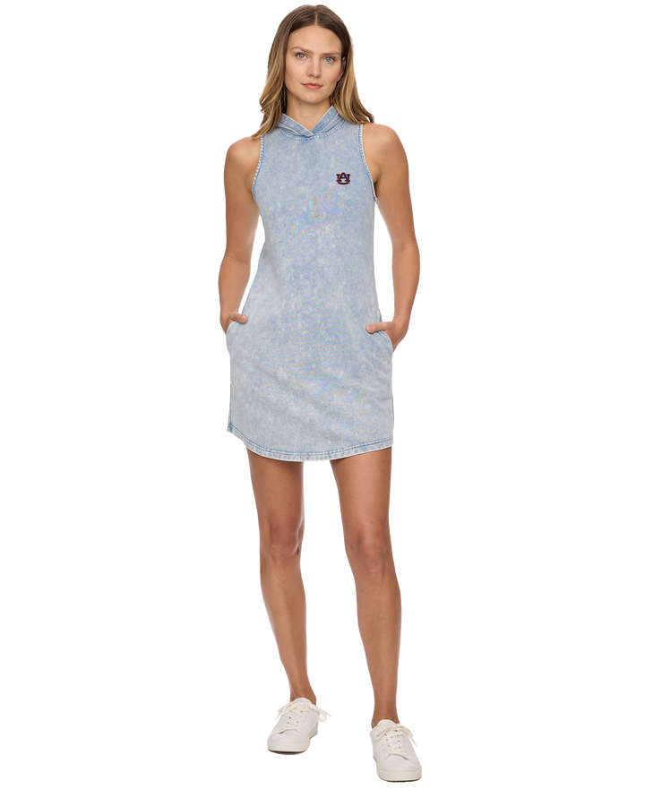 AUBURN SHIRLEY HOODED MINI DRESS