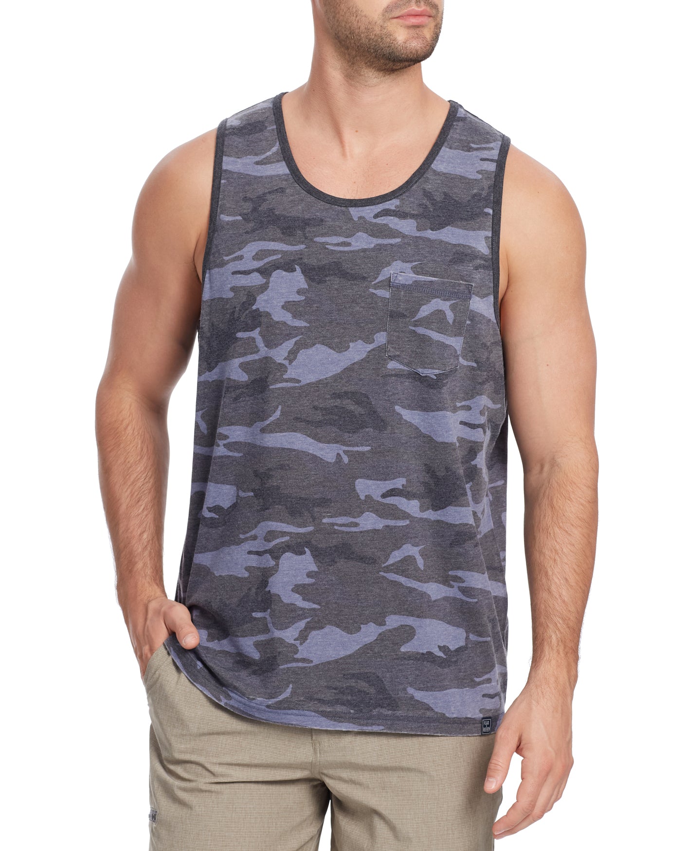 MALTA BURNOUT CAMO POCKET TANK – Flag & Anthem