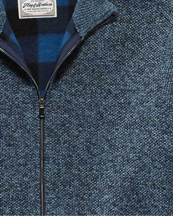 RHINELAND FLEECE-LINED FULL-ZIP SWEATER