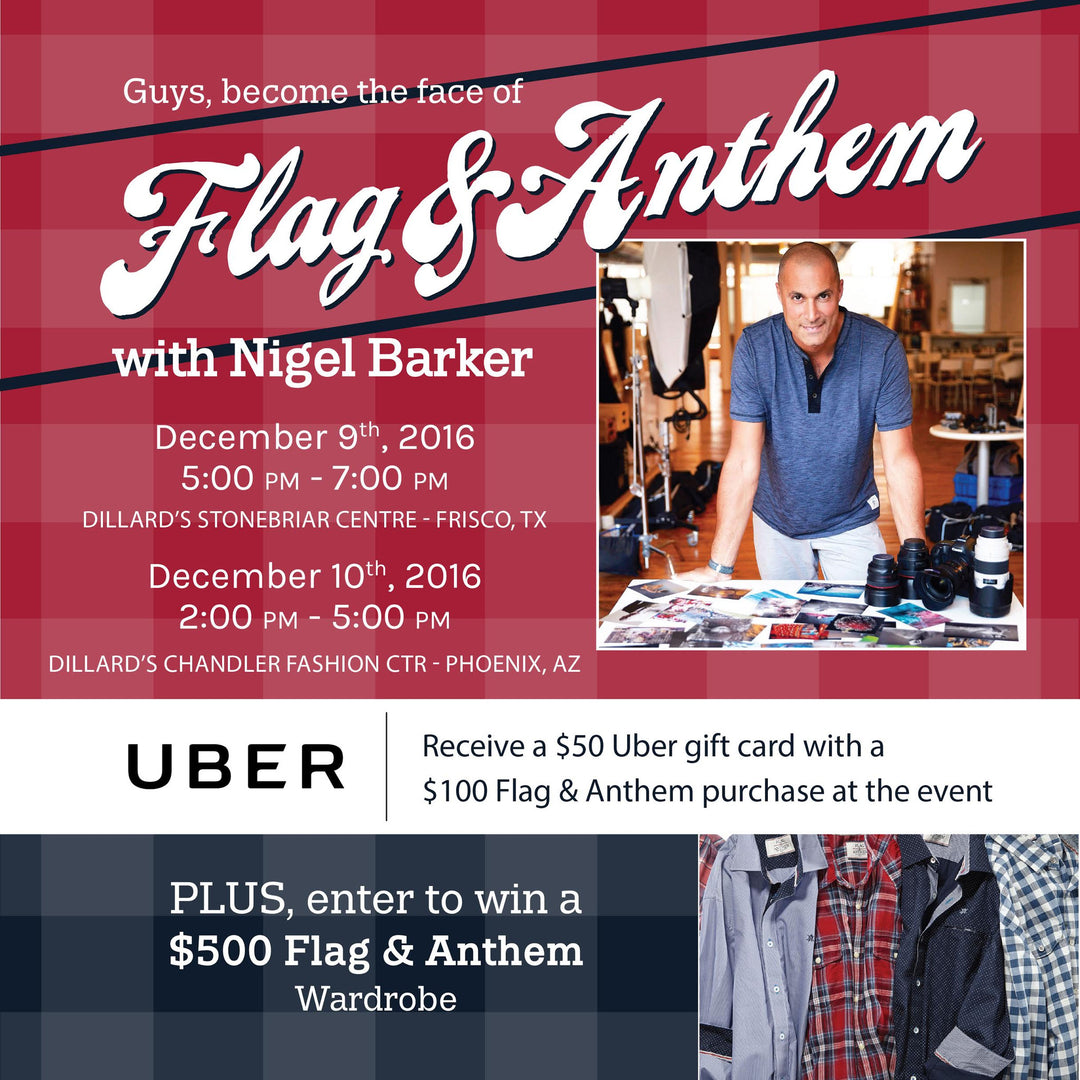 Meet Nigel Barker at Dillard's!