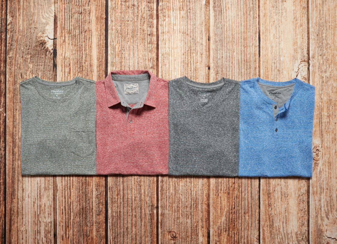 30% Off Tees, Tanks, Henleys, Polos
