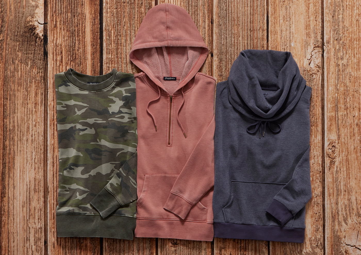 Women's Henleys & Sweatshirts