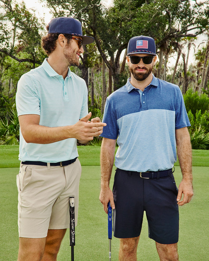 ELITE MINI STRIPE PERFORMANCE POLO