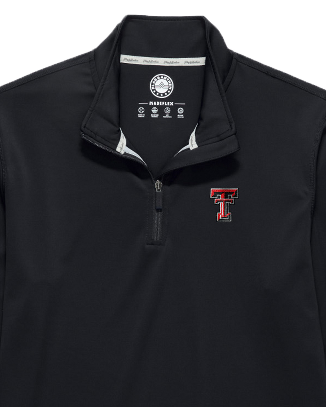 TEXAS TECH MADEFLEX JOURNEY STRETCH 1/4-ZIP