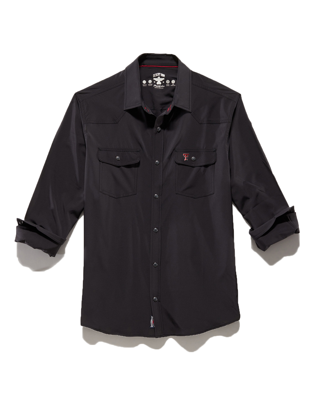 TEXAS TECH LONGMONT UPF PERFORMANCE WESTERN SHIRT