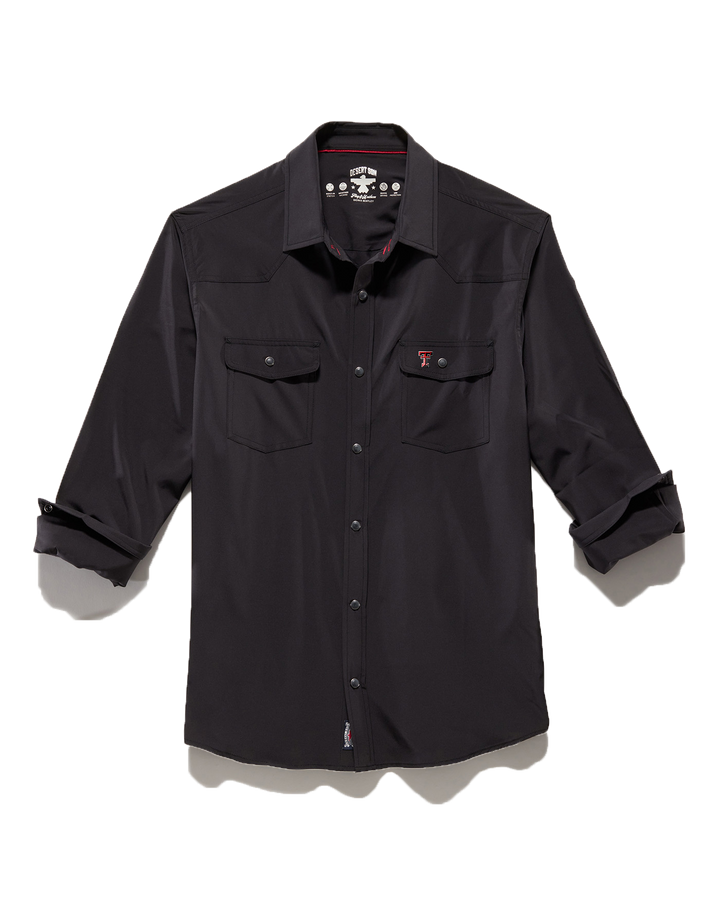TEXAS TECH LONGMONT UPF PERFORMANCE WESTERN SHIRT