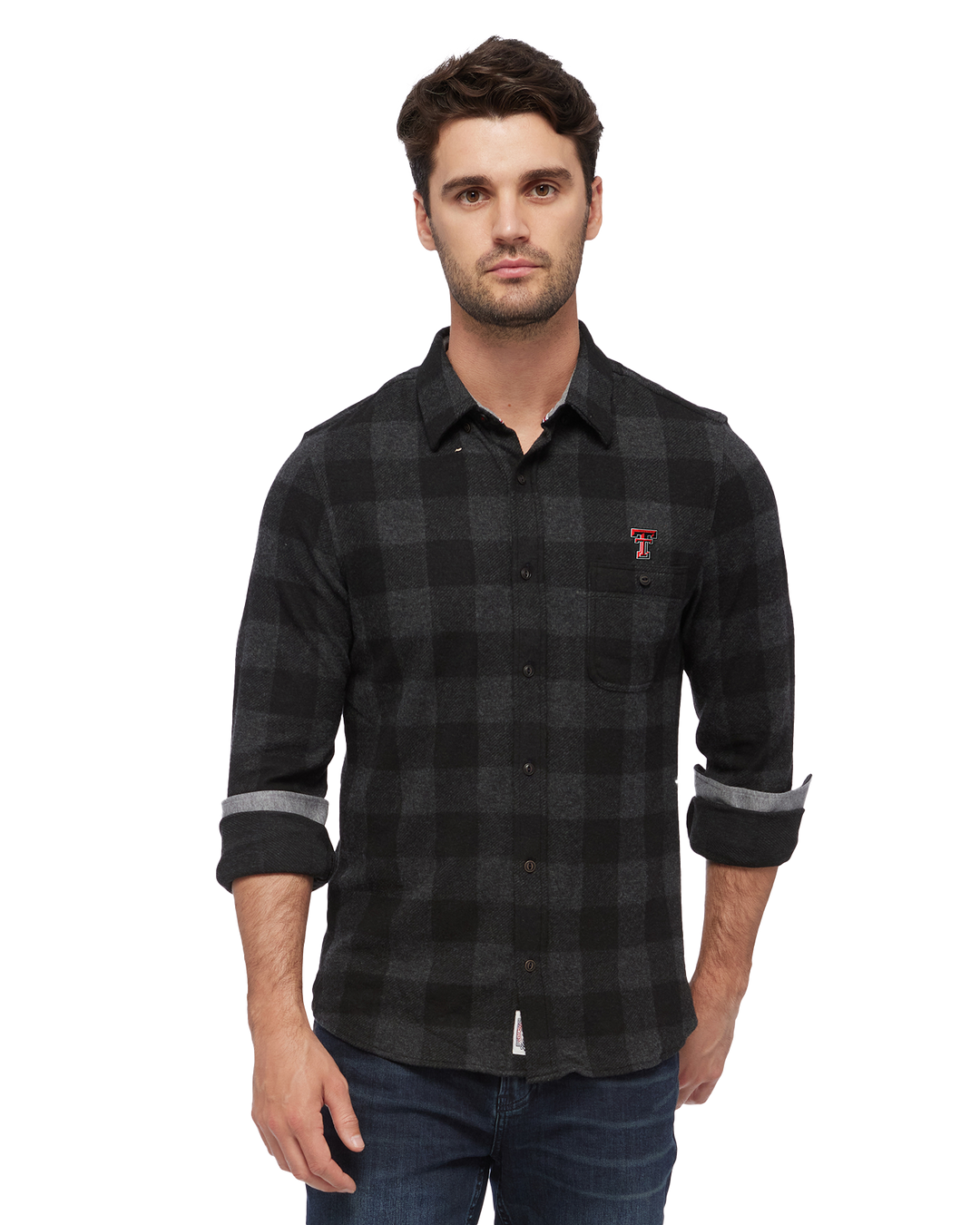 Men's Texas Tech Hero Stretch Flannel Shirt | Athletic Fit | Flag & Anthem Men's Collegiate Men's Texas Tech Hero Stretch Flannel Shirt | Athletic Fit | Flag & Anthem Men's Collegiate