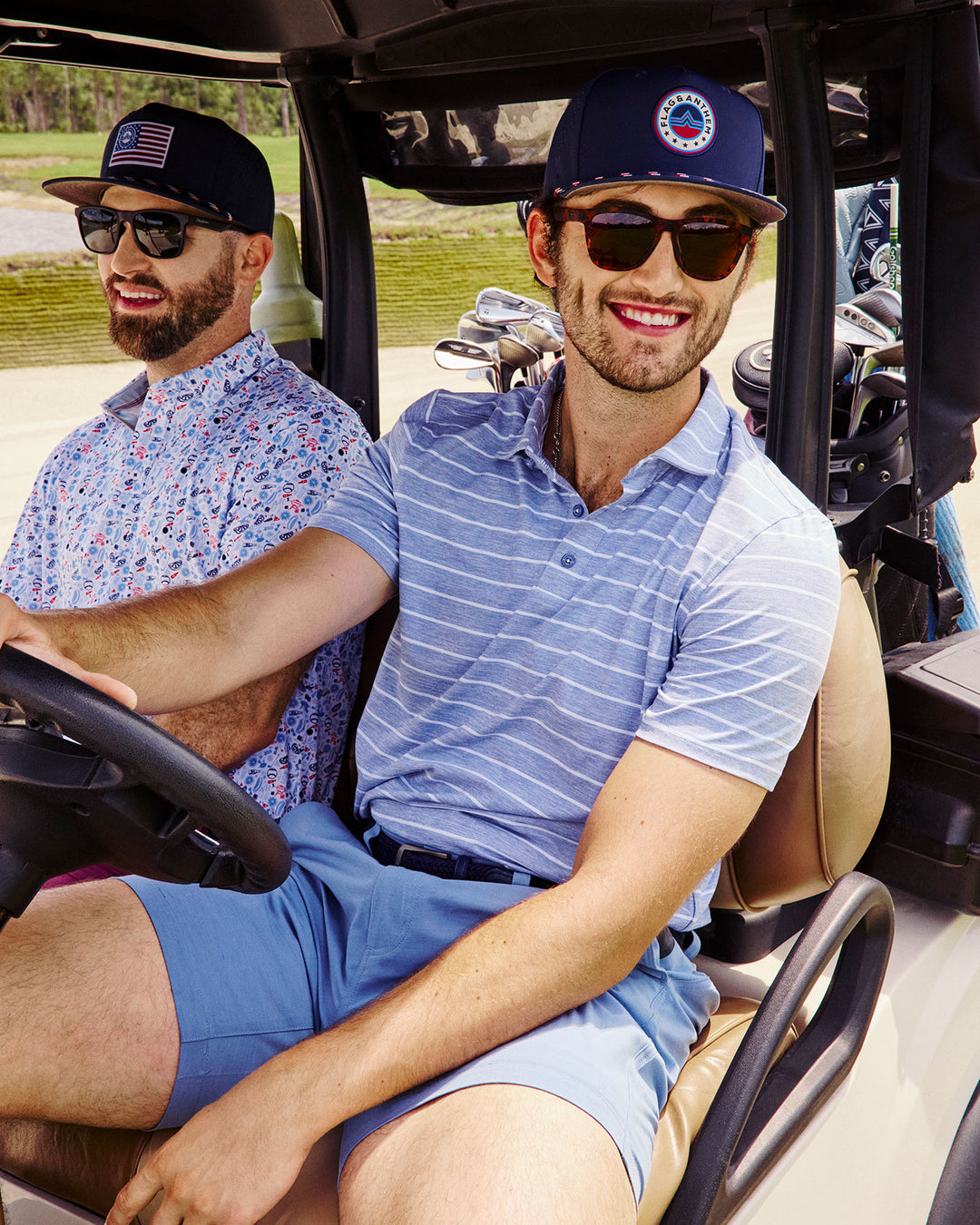 ELITE STRIPE PERFORMANCE POLO