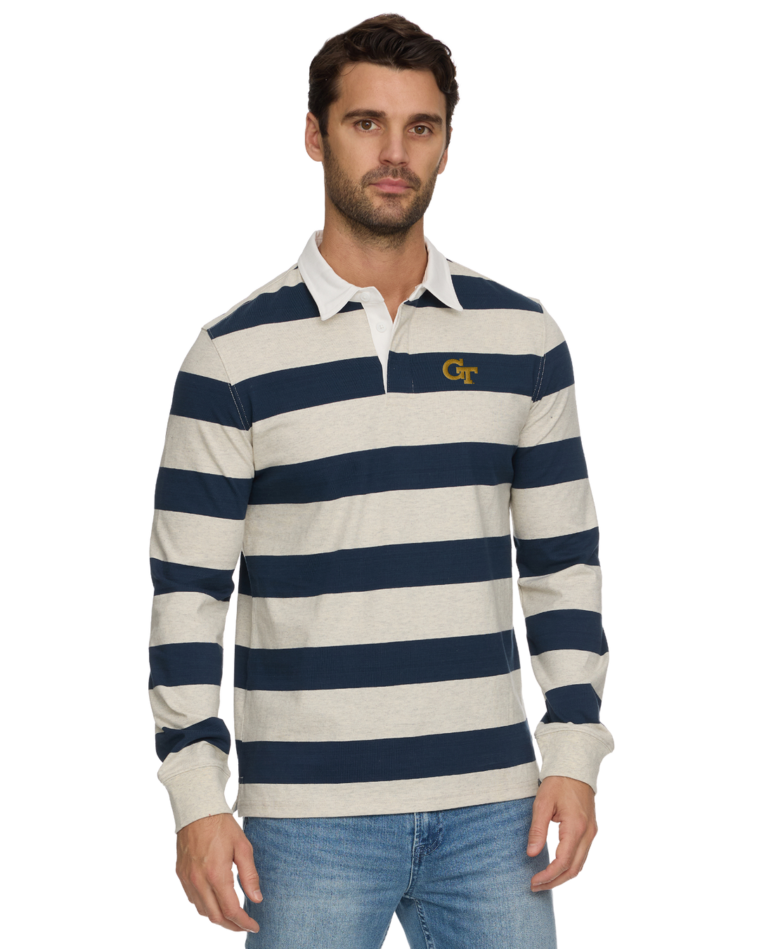 GEORGIA TECH TROY RUGBY POLO