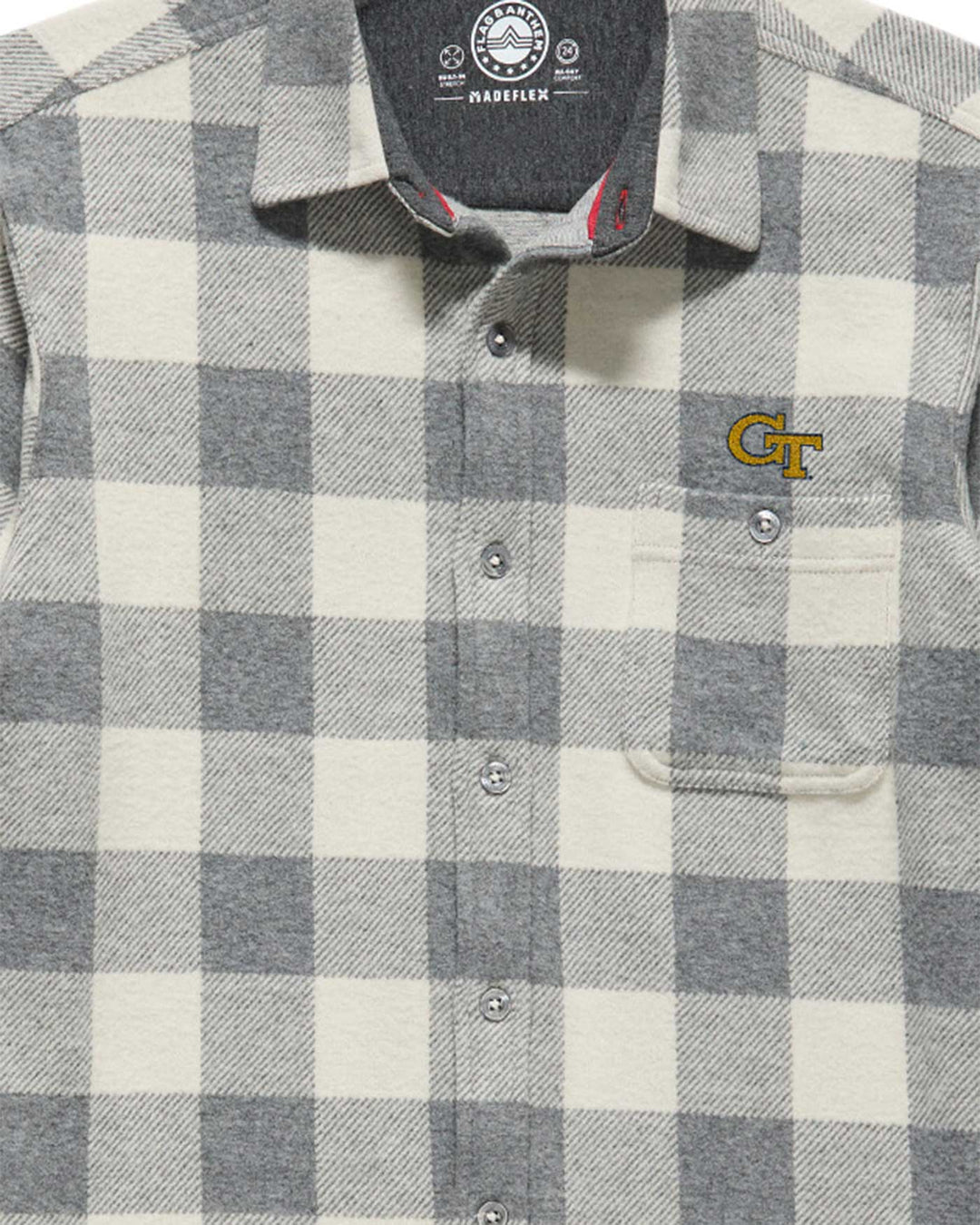 GEORGIA TECH HERO STRETCH FLANNEL SHIRT
