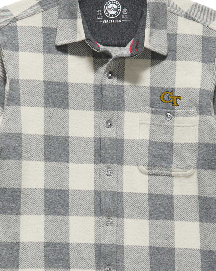 GEORGIA TECH HERO STRETCH FLANNEL SHIRT