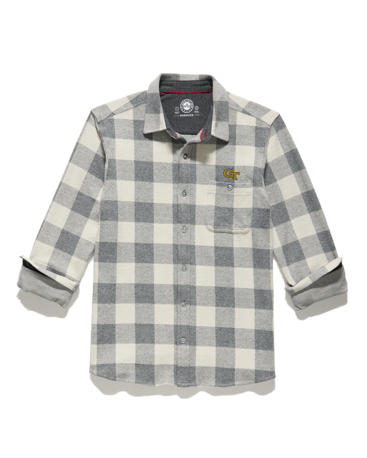 GEORGIA TECH HERO STRETCH FLANNEL SHIRT