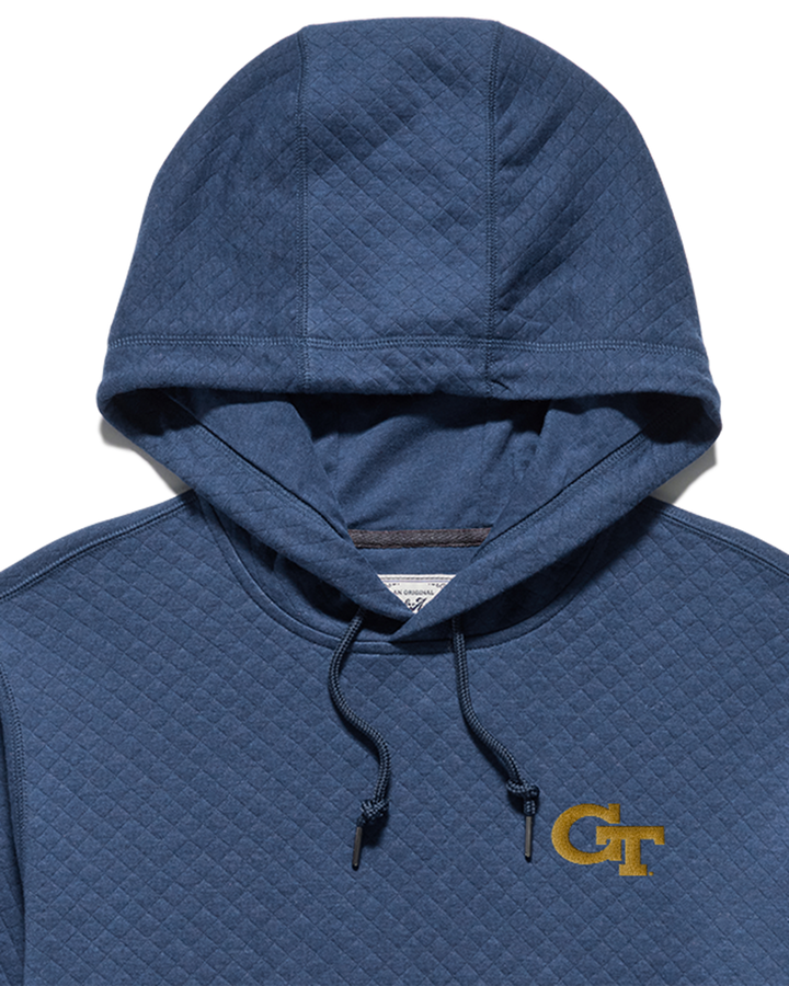 GEORGIA TECH BRADNER SUPER SOFT QUILTED HOODIE
