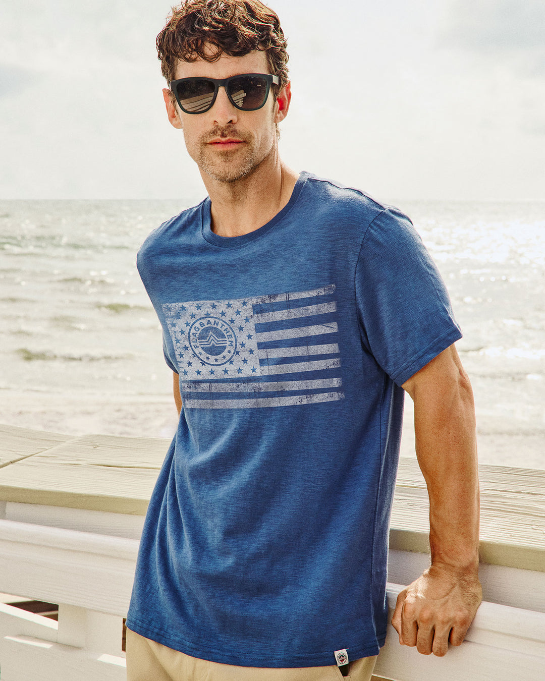 CORE FLAG SLUB TEE