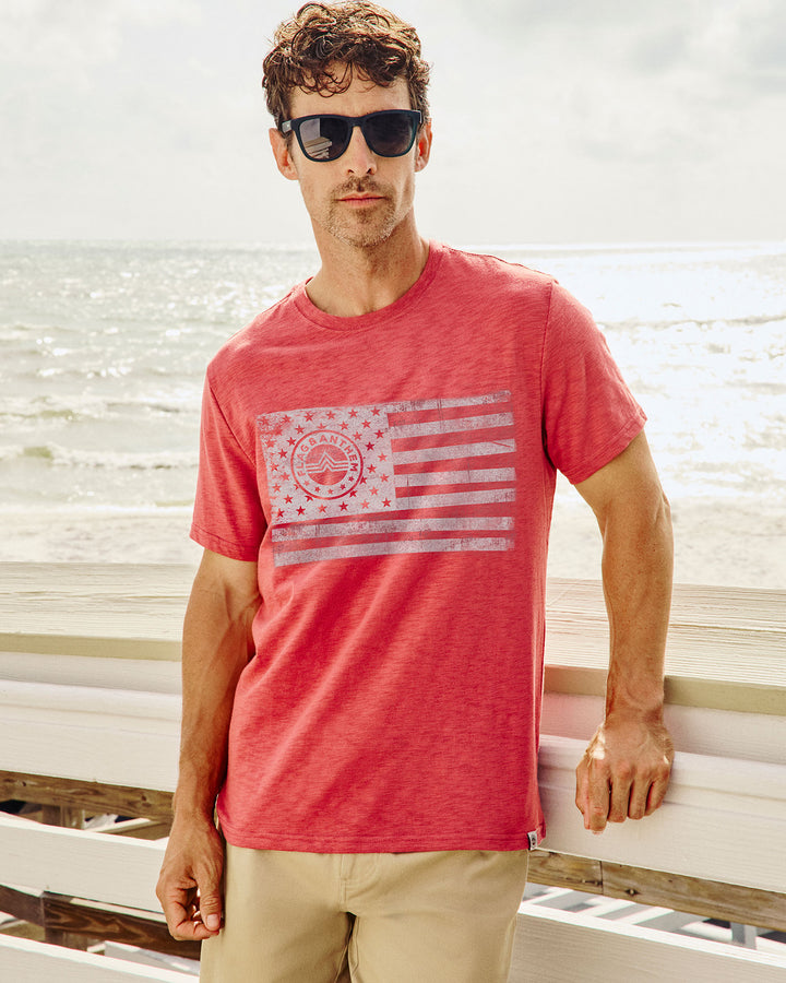CORE FLAG SLUB TEE
