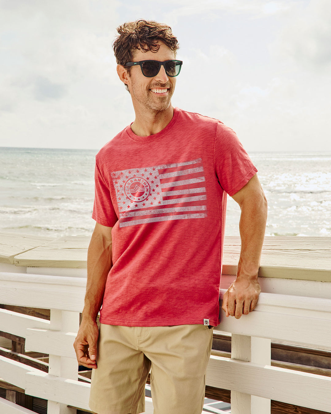 CORE FLAG SLUB TEE