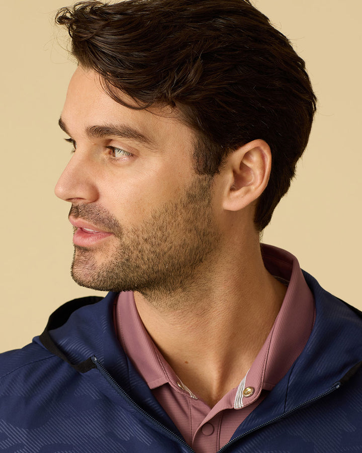 LINKS TEXTURED PERFORMANCE POLO